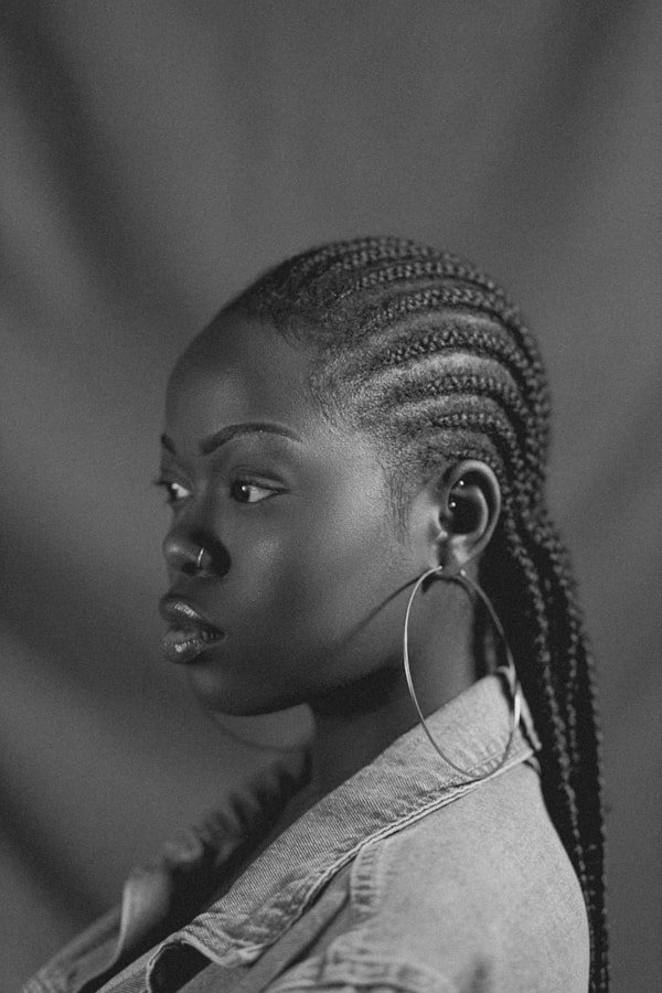 Cornrows styled at Mariame Hair Braiding Minneapolis.